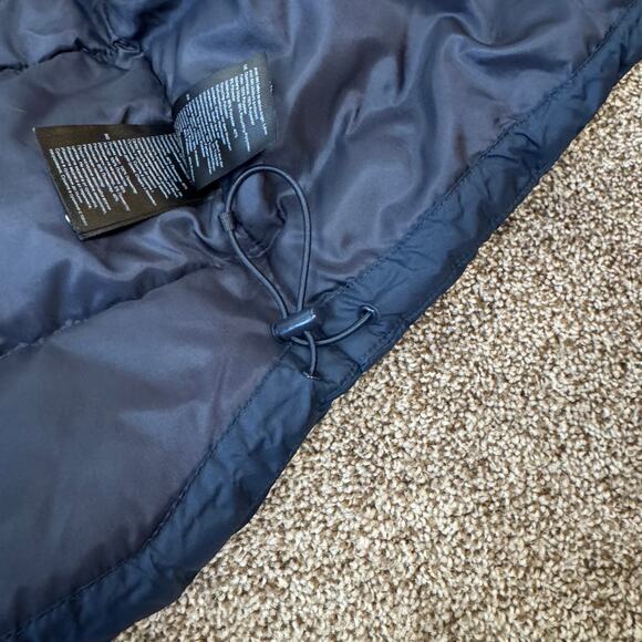 Helly Hansen Men's Size Small Navy Active Long Winter Parka Spell Out Puffer - Picture 11 of 16